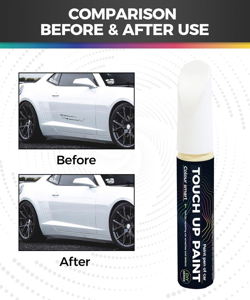 UBOG Touch Up Paint Pen,Touch Up Paint for Cars,Car Accessories Car Touch Up Paint, Automotive Paint Pen Scratch Repair,Car Remover Scratchs Paint Pens,Car Paint Pens for Erase Car Scratches (White) - Image 2